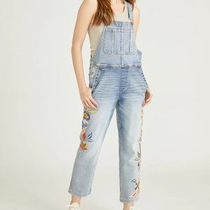 NWT Driftwood Brady Embroidered Overalls, Size S (26/27)